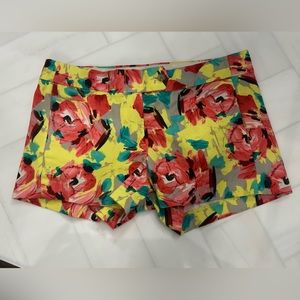 JCrew Floral shorts! 3 inch inseam! Super cute with denim shirt!